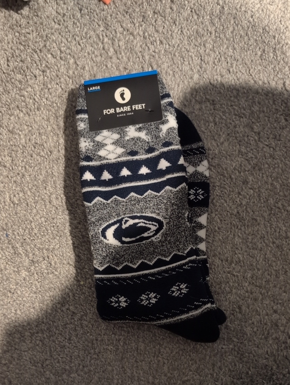 For Bare Feet Unisex Penn State Cozy Socks